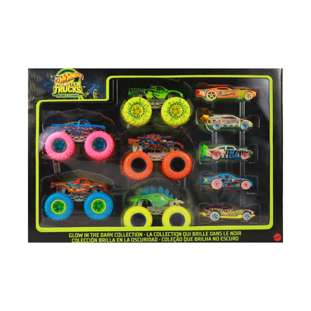 HCB57 HOT WHEEL MONSTER TRUCK 10PC DINKEY SET H.B Default Title - MamasJan Toys