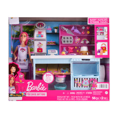 BARBIE DOLL BAKERY PLAY SET HGB73 20PCS Default Title - MamasJan Toys