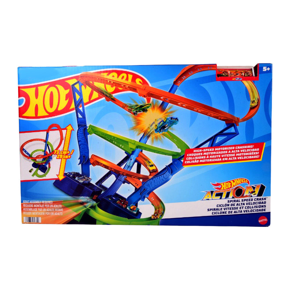 HGV67 HW SPIRAL CRASH TRACK Default Title - MamasJan Toys
