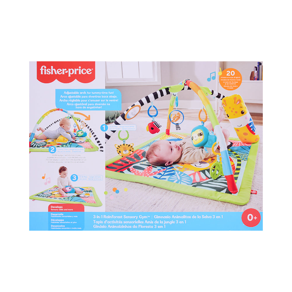 HJW08 FP RAINFOREST SENSORY PLAY GYM 3-IN-1 A.I Default Title - MamasJan Toys