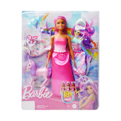 HLC28 BARBIE DRESS UP DOLL WITH FANTASY PETS Default Title - MamasJan Toys