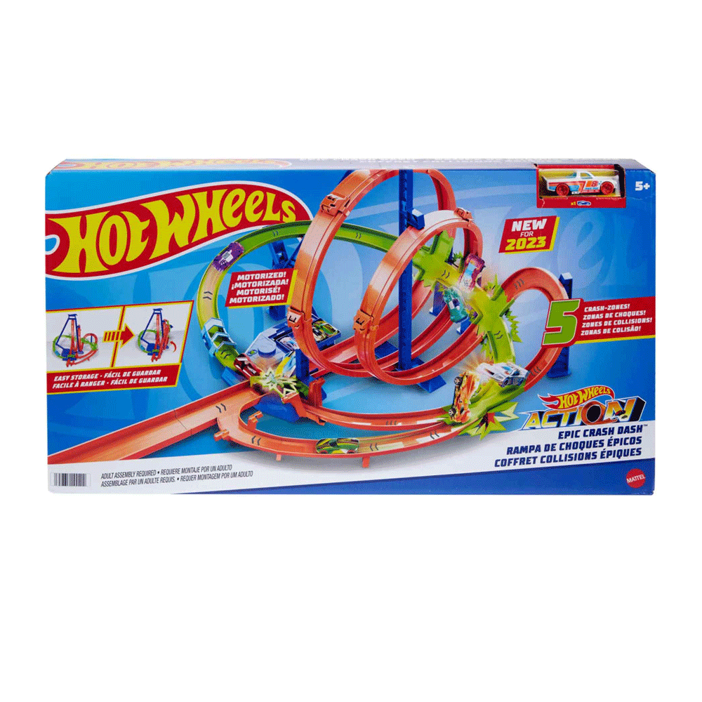 HNL97 HW ACTION EPIC CRASH DASH TRACK Default Title - MamasJan Toys