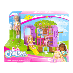 HPL70 BARBIE CHELSEA MINI DOLL WITH TREE HOUSE A.I Default Title - MamasJan Toys