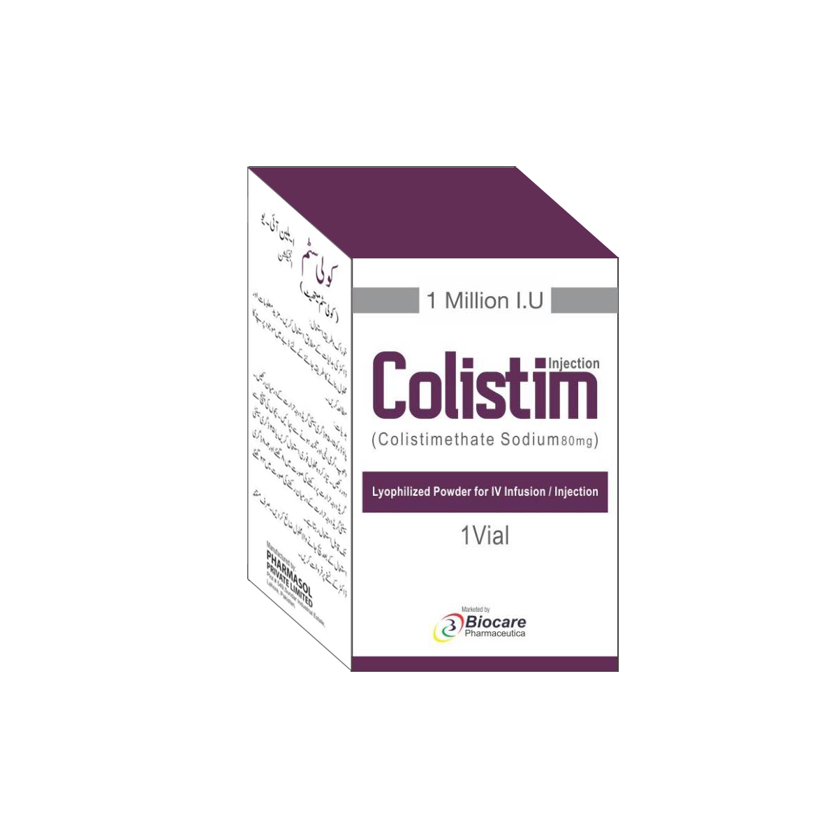 Colistim Iv Injection 1 Million IU (1 Box = 1 Injection)