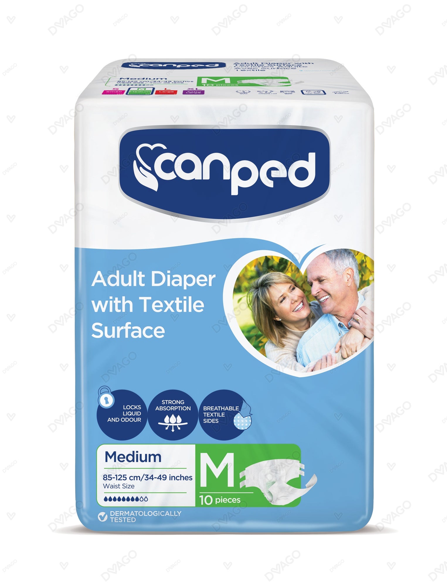 CANPED ADULT PAMPERS SIZE MEDIUM