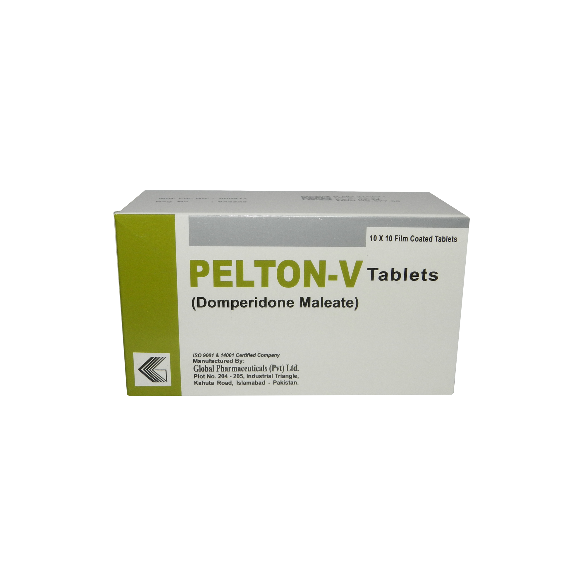 Pelton-V Tablets 12.72mg (1 Strip = 10 Tablets)