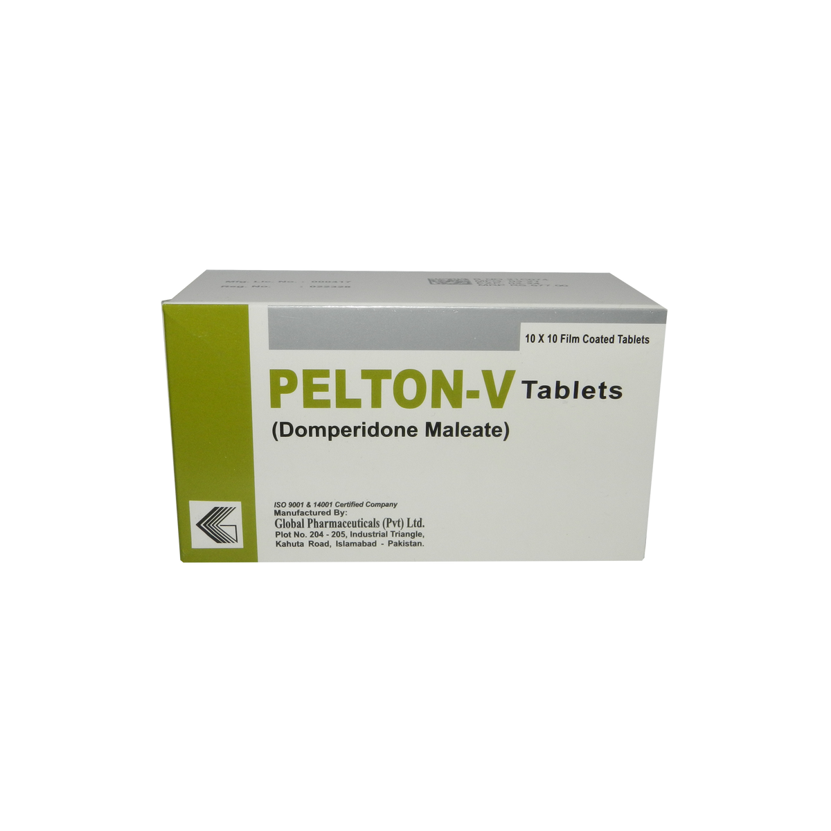 Pelton-V Tablets 12.72mg (1 Strip = 10 Tablets)