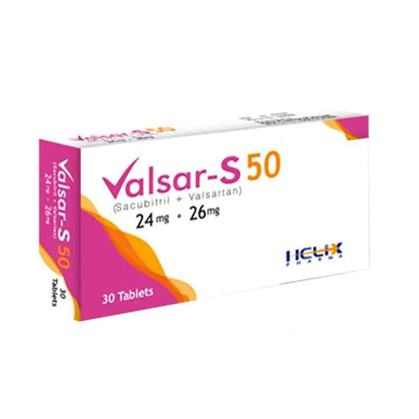 Valsar-S Tablets 50mg (1 Strip = 10 Tablets)