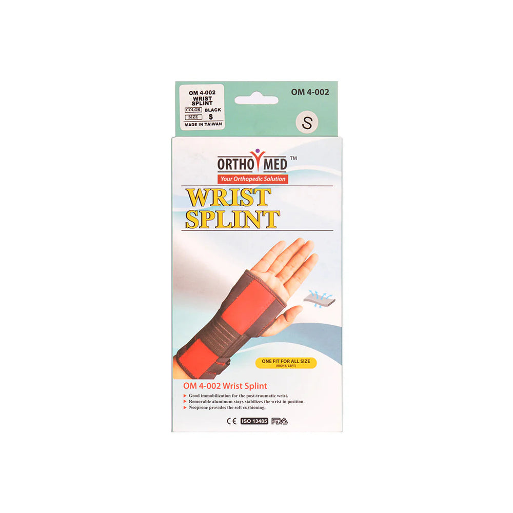 Orthomed Wrist Splint Neoprene Om4 002 - The Healthcare Shop Pakistan