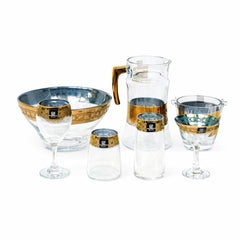 PARTY SET 28PC PSB HAND CUT GOLD CH-HGA123 Default Title - MamasJan Crockery