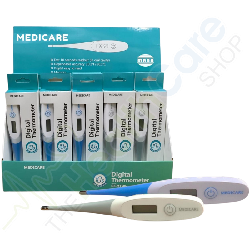 Medicare Digital Thermometer Gf Mt506 Fast And Accurate Temperature Measurement - The Healthcare Shop Pakistan