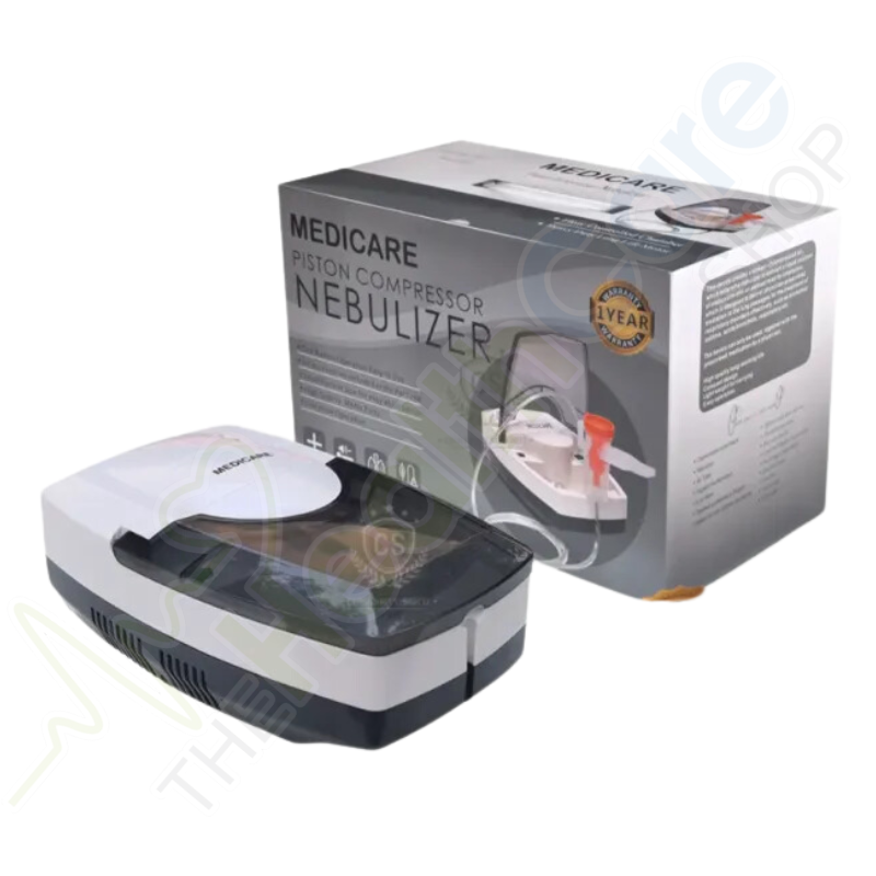 Medicare Piston Compressor Nebulizer Effective And Convenient Respiratory Care - The Healthcare Shop Pakistan