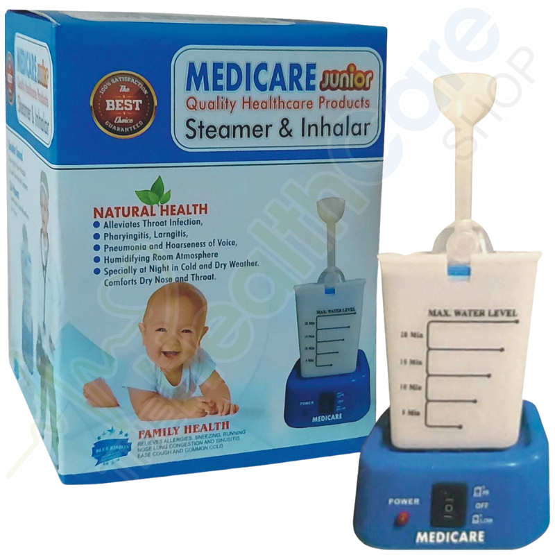 Medicare Steamer And Inhaler 2 In 1 Versatile Respiratory Relief - The Healthcare Shop Pakistan
