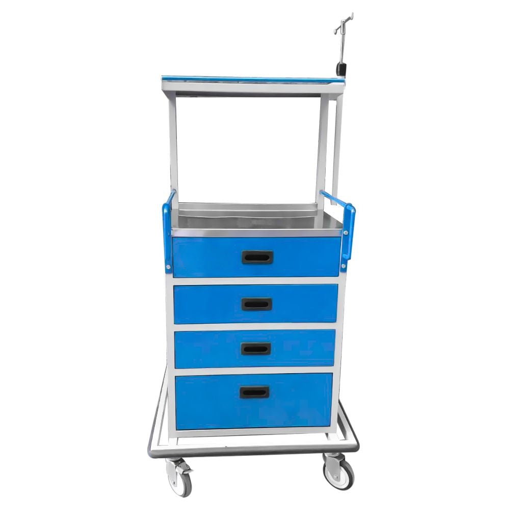 Emergency Trolley Crash Cart 2 - The Healthcare Shop Pakistan