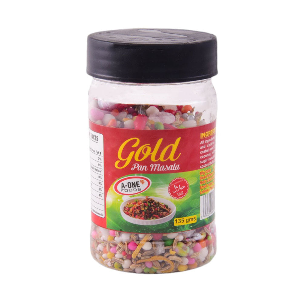 A ONE GOLD PAN MASALA 150GM Default Title - MamasJan Grocery
