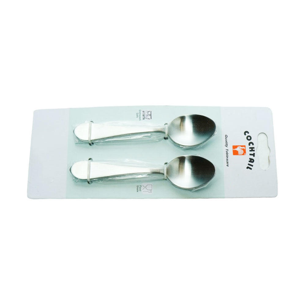 TEA SPOON COCKTAIL RUBY 6 PC SET Default Title - MamasJan Crockery