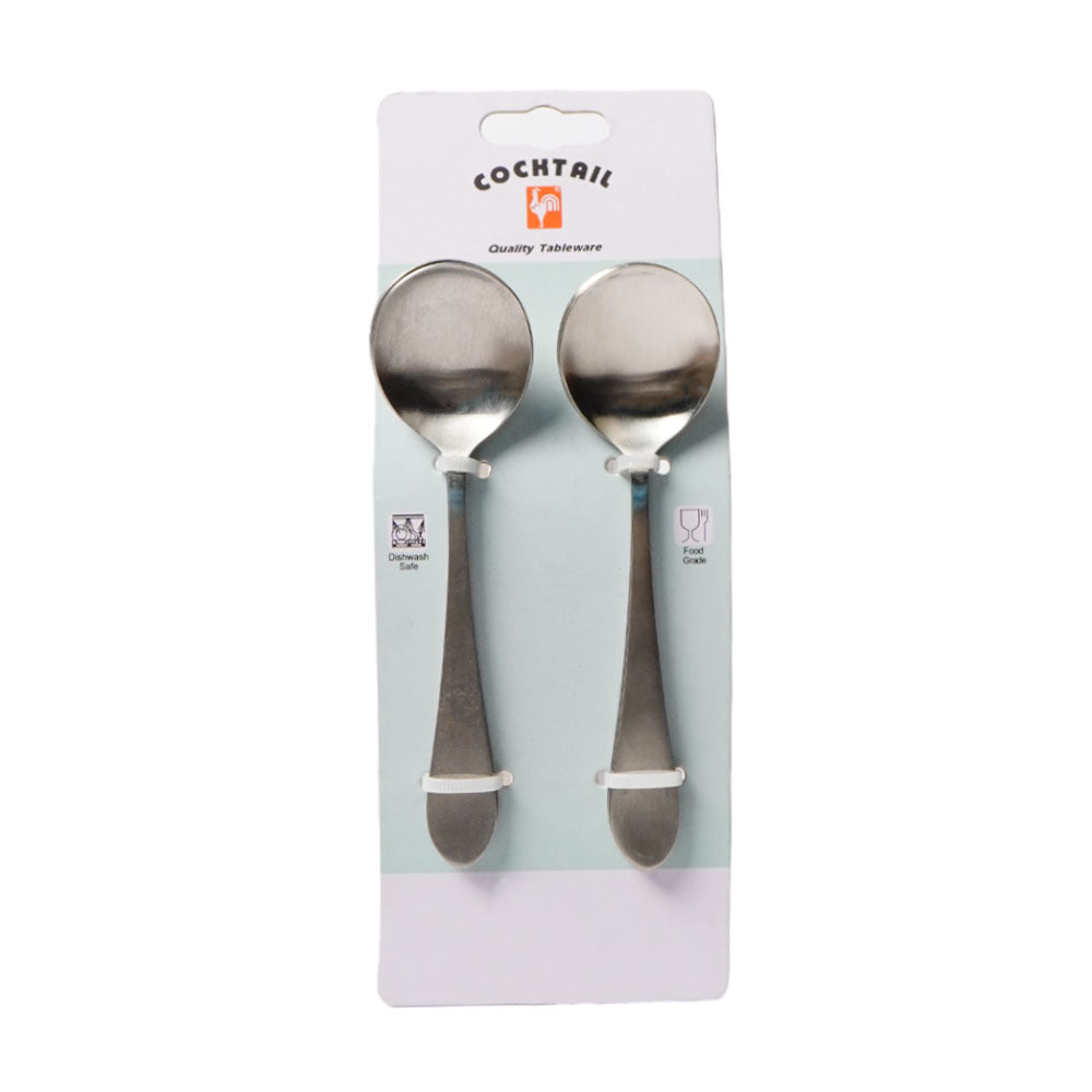 SOUP SPOON COCKTAIL RUBY SMALL 6 PC SET Default Title - MamasJan Crockery