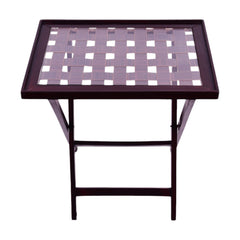 TEA TABLE FOLDING NET D-BROWN Default Title - MamasJan Household