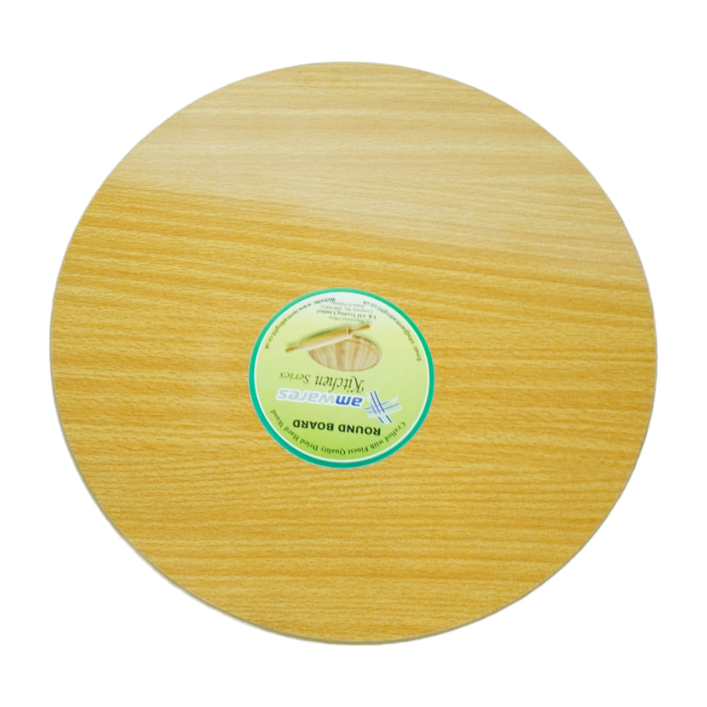 KITCHEN ROUND BOARD WHITE Default Title - MamasJan Crockery
