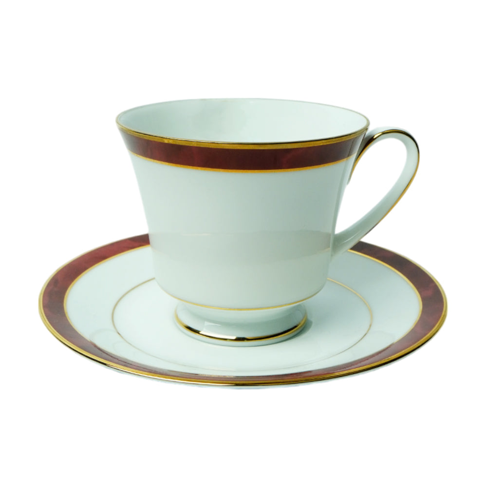 CUP & SAUCER NORITAKE M008 (Pack of 6) Default Title - MamasJan Crockery