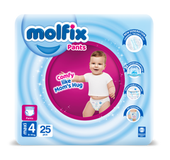 MOLFIX PANTS MAXI NO4 9-14 KG 25 PCS Default Title - MamasJan Grocery Nonfood