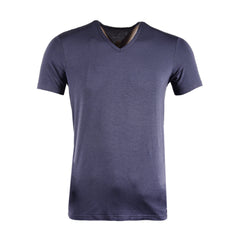 CK MEN V-NECK S/S U5563 GREY L M - MamasJan mens wear