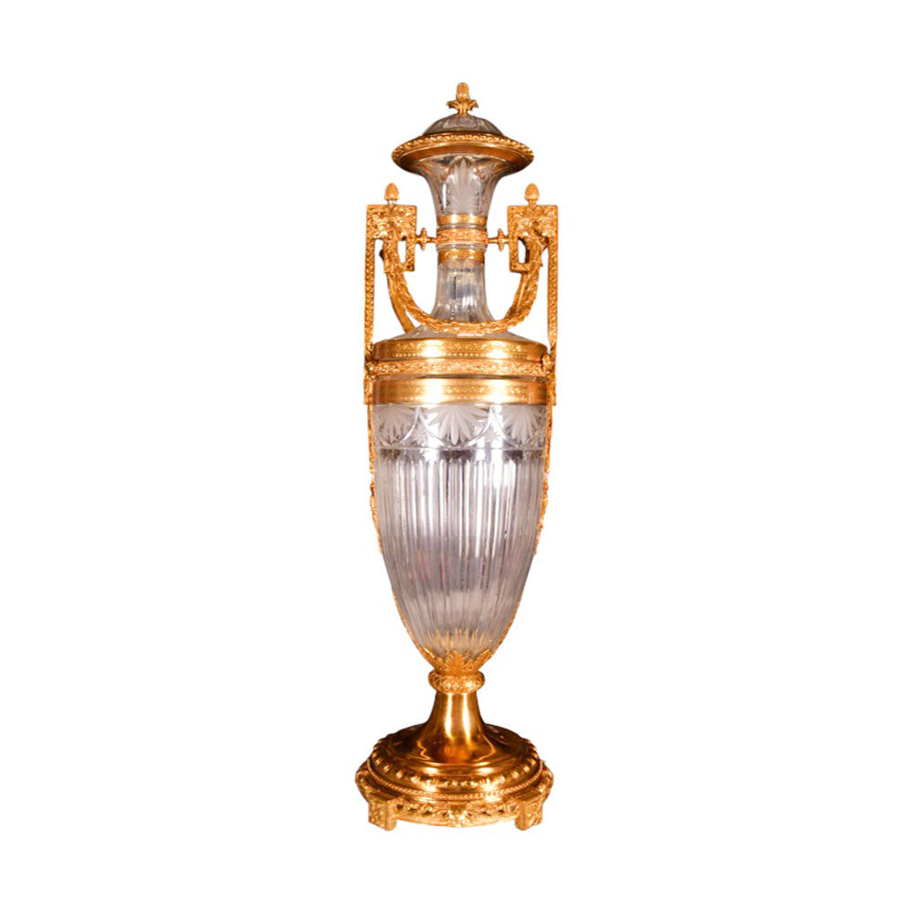 BOWL CANDY CRYSTAL BRASS H-J01-2001 JSC04-20 Default Title - MamasJan Decoration
