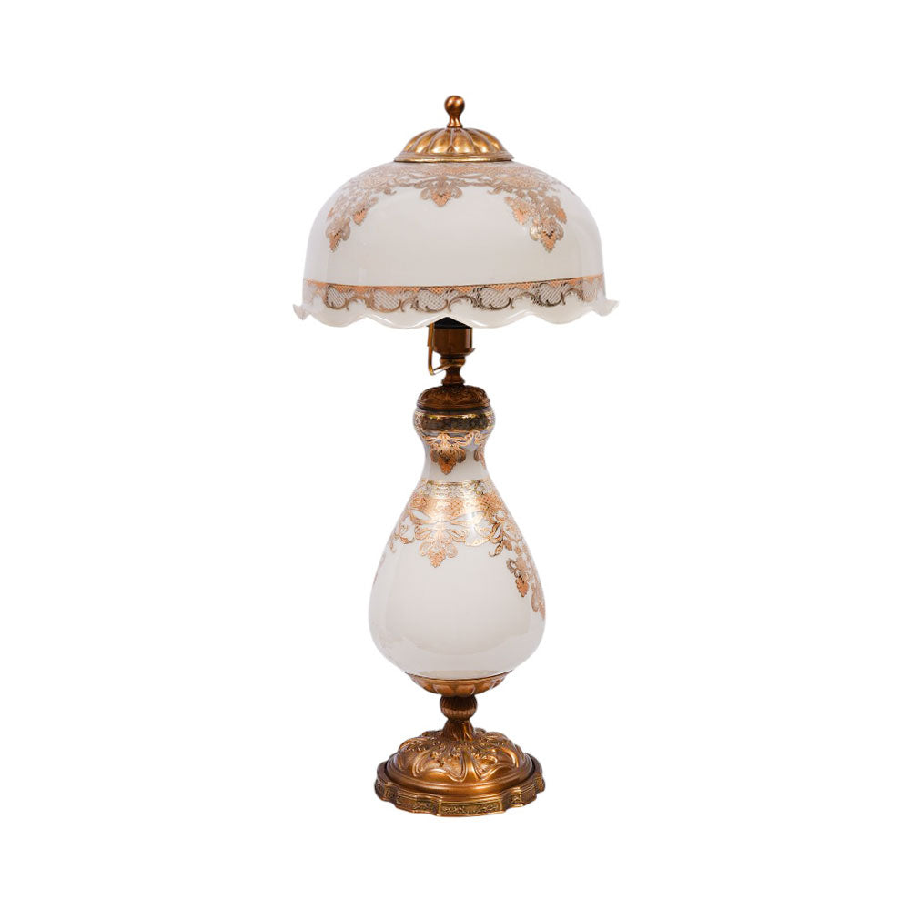 LAMP CRYSTAL BRASS E8-LG04S-1-W J330-20 Default Title - MamasJan Décor