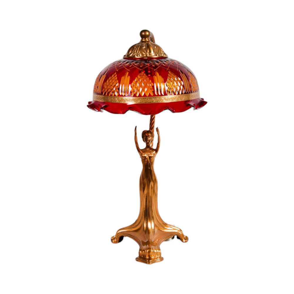 LAMP CRYSTAL BRASS E8-LG04S-1-W JSB06-C59-1 Default Title - MamasJan Decor