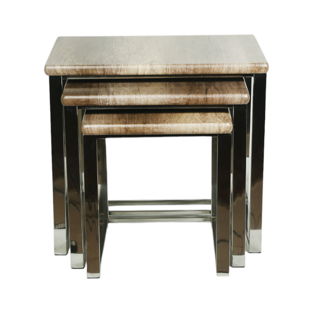 TABLE SET 3PC SS KHAKI GRAY Default Title - MamasJan Household
