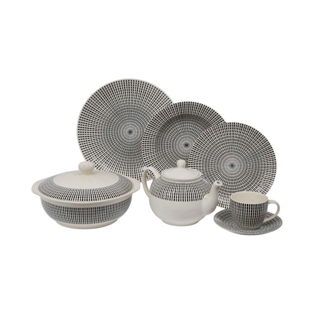 DINNER SET 85PC CLAYTON 1703LS Default Title - MamasJan Crockery