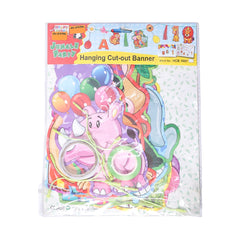 Jungle Party Hanging Cut-Out Banner Ir 310 Default Title - MamasJan Toys