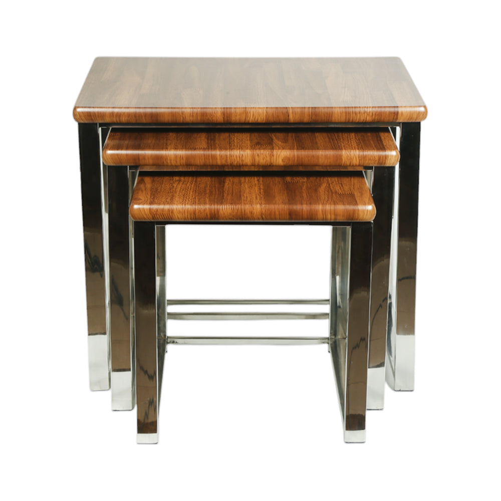 TABLE SET 3 PC STAINLESS STEEL MASA Default Title - MamasJan Household
