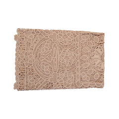 Table Cloth Mat Ir Beige 36 Square C-271 Default Title - MamasJan s