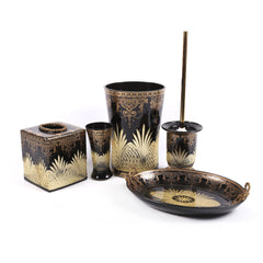 Bathroom Set Crystal Brass 7Pc Y105063 J424-Ch058 Default Title - MamasJan Décor
