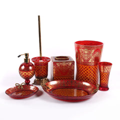 Bathroom Set Crystal Brass 7Pc Y105063 J322-Sh003/C59-1 Default Title - MamasJan Décor