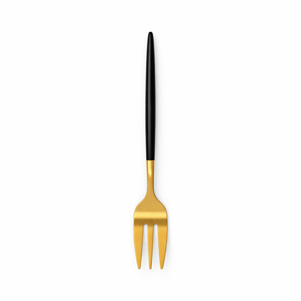 BABY FORK IR GOLD AND BLACK 2959 Default Title - MamasJan Crockery