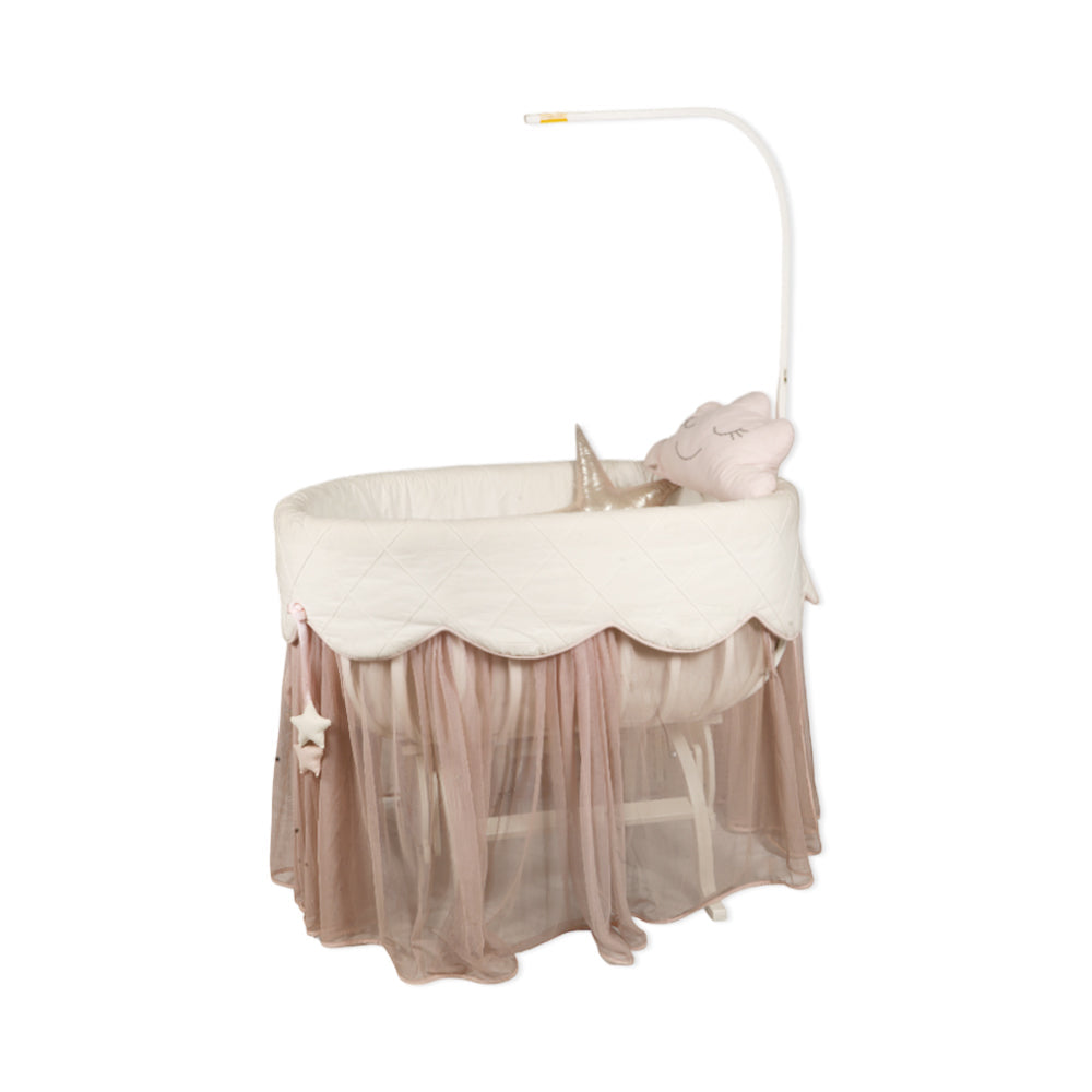 BABY BASSINET COMPLETE SET 1017-02 Default Title - MamasJan Toys