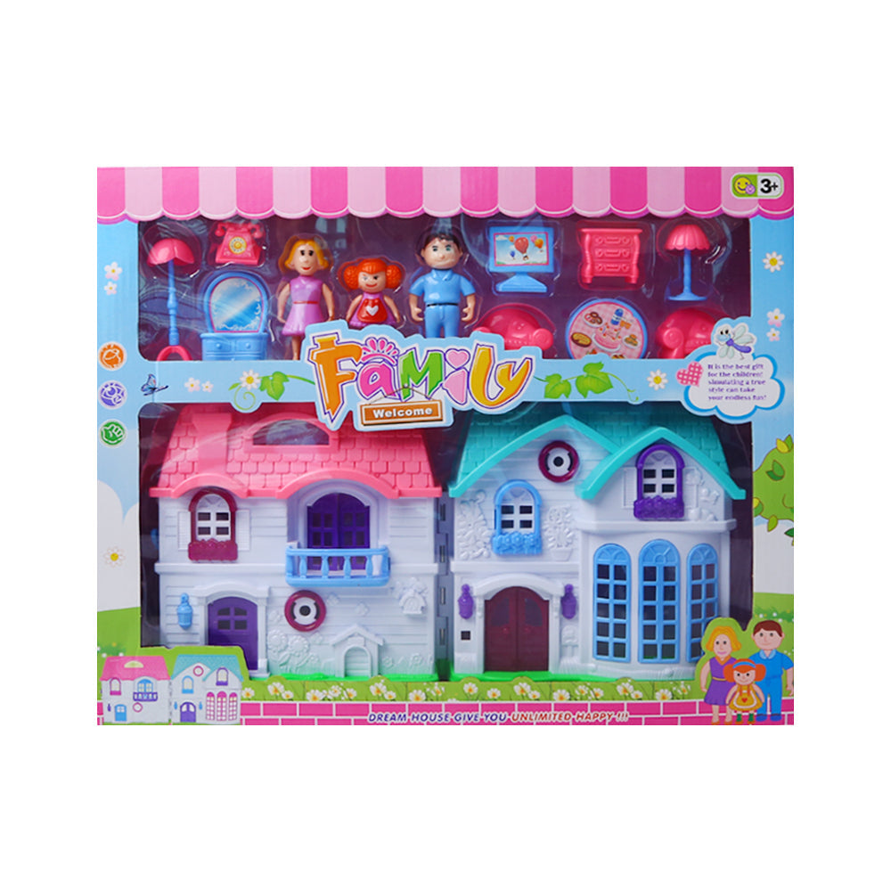 589-25 FAMILY DOLL HOUSE Default Title - MamasJan Toys