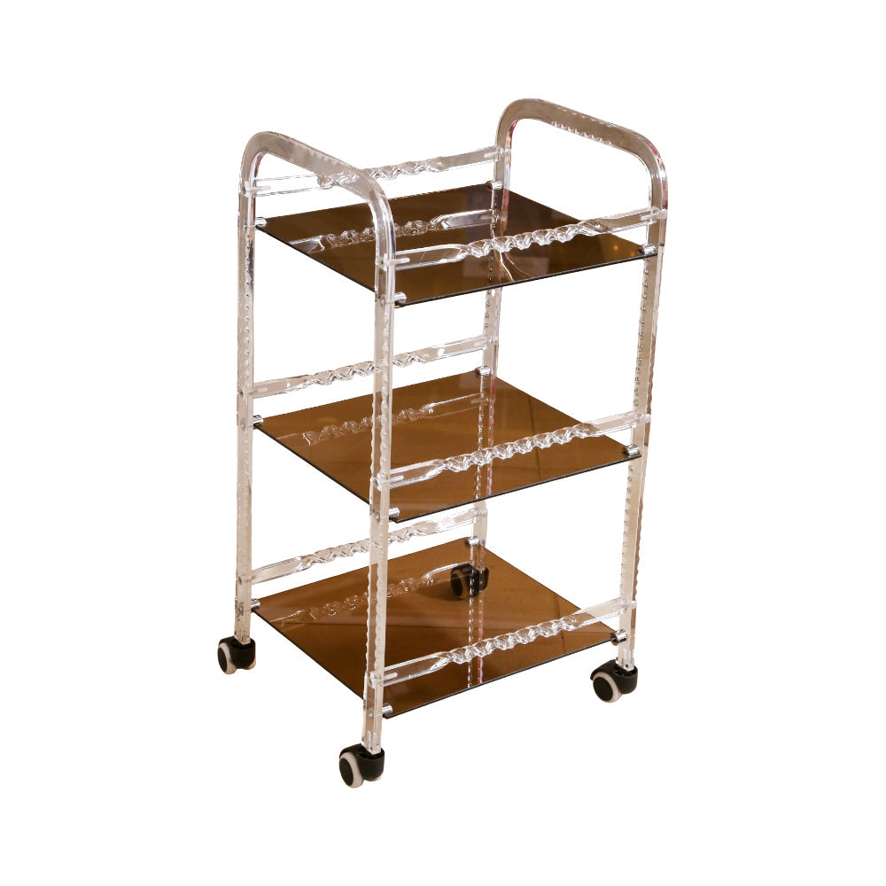 TELEPHONE STAND ACRYLIC 0032 BLACK/WHITE Default Title - MamasJan Household