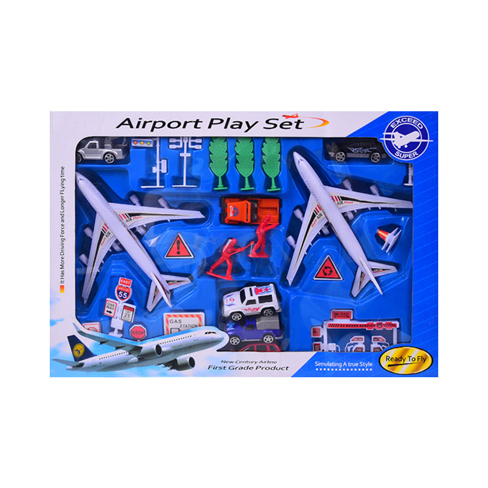 HS6622-2 AIRPORT PLAY SET Default Title - MamasJan Toys