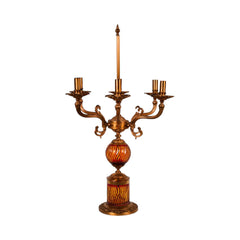 LAMP CRISTAL BRASS E9-L24023-1-W JSC05-C59-1 Default Title - MamasJan Décor