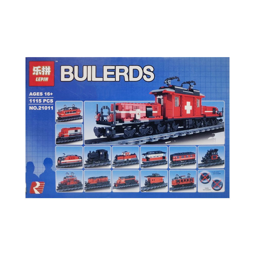 21011 LPN BUILDERS TRAIN BLOCKS 1115PCS Default Title - MamasJan Toys