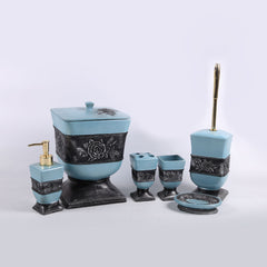 BATH ROOM SET 6PC IR SZ8160 Default Title - MamasJan Decoration