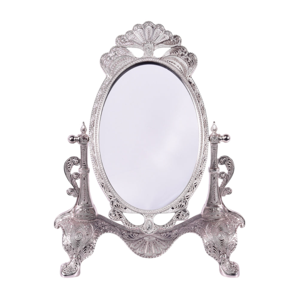 ORCHID FACE MIRROR TA1032 Default Title - MamasJan Decoration