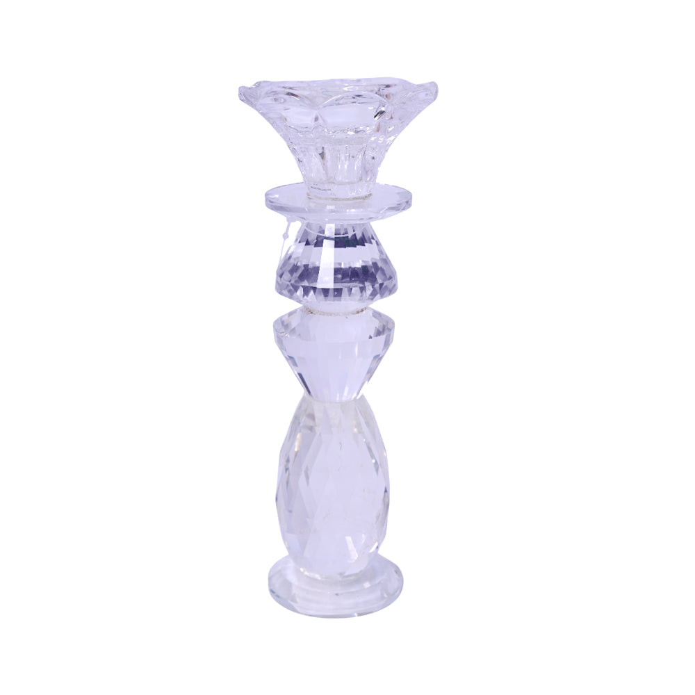 CANDLE STAND CRISTAL IR B9641133 Default Title - MamasJan Décor