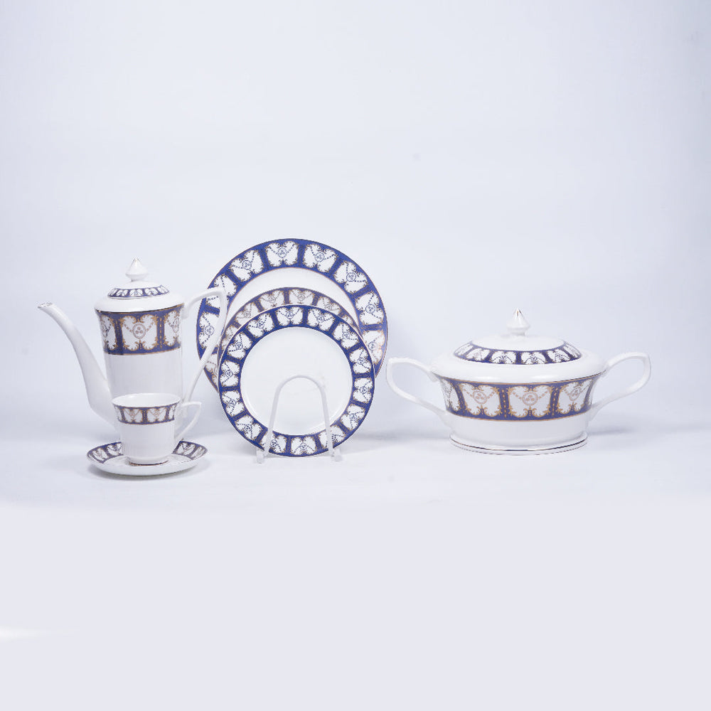 DINNER SET BONE CHINA 85PC AA222 Default Title - MamasJan Crockery