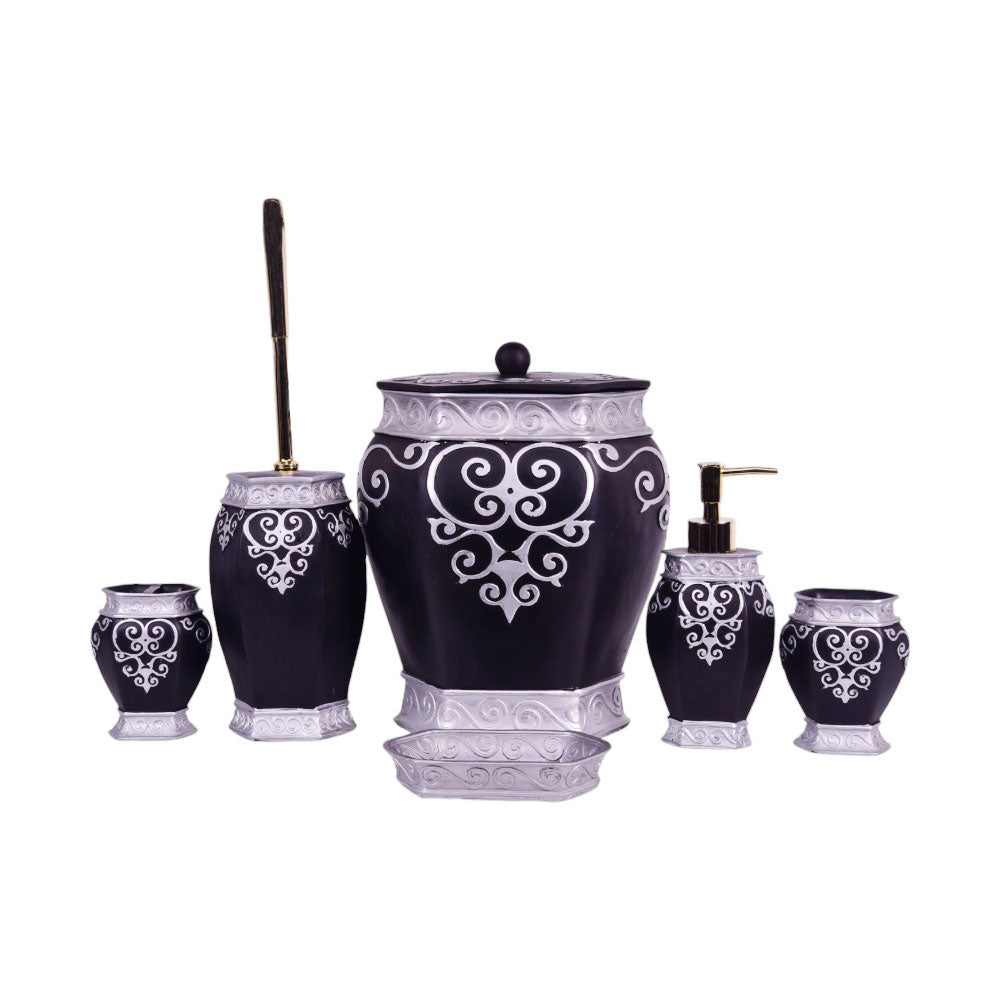 BATH ROOM SET 6PC IR SZ8141 Default Title - MamasJan Decoration