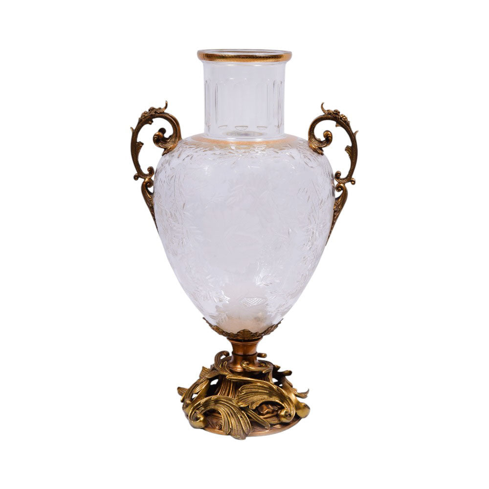 BOWL CANDY CRYSTAL BRASSE7-J2088-4 J330-22 Default Title - MamasJan Decoration