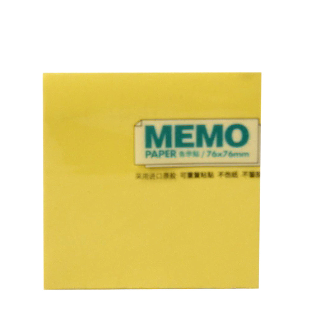 THREE FLOWER MEMO PAPER 3X3 YELLOW Default Title - MamasJan Toys
